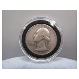 1950-D Washington Silver Quarter