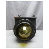 Early 20th Century Yellow Signal Lamp