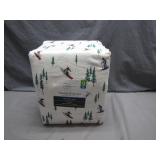 Mainstays Queen Flannel Sheet Set With Ski Print