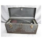 Steel Tool Chest With Hand Tools