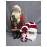 3 Santa Claus Decorations