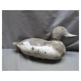 Hand-Carved Wooden Duck Decoy