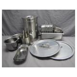 Extensive Stainless Steel Kitchen Set