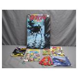 Comic Books and Memorabilia Collection Set