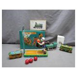 Tin Toys with Boxes and Accents