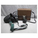 Canon EOS Camera Set With Leather Case