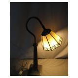 Goose Neck Stained Glass Desk Lamp