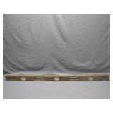 Wooden Spirit Level with Brass Accents