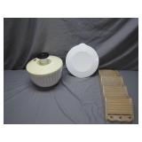 Kitchen Spinner And Wooden Wall Rack Set