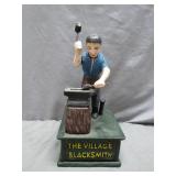 The Village Blacksmith Cast Iron Bank