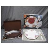 Mikasa Bone China and Silver-Plated Set