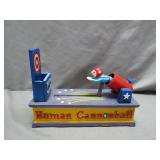 Human Cannonball Cast Iron Bank