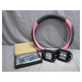Automotive Steering Grip & LED Light Set