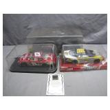 NASCAR Diecast Cars and Race-Used Tire Display