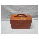 Wooden Carry Box With Metal Latch