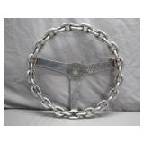 Metal Steering Wheel With Chain Rim