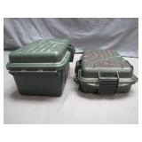 2 Green Water-Resistant Cases