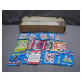 Fleer Baseball Stickers Lot in Collectorï¿½s Box