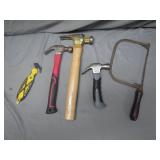Hand Tools With Hammers and Saw