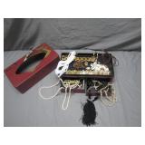 Decorative Box With Jewelry Collection