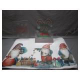 Holiday-Themed Gnome Set with Decor