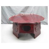 Handcrafted Red Lacquered Low Table