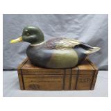 Ceramic Duck Decoy on Ammo Box Lamp Base