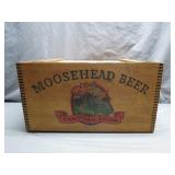 Moosehead Beer Wooden Crate
