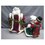 Christmas Fantasy Santa and Dancing Figures