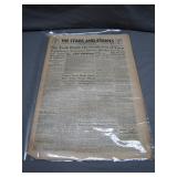 WWII 1944 Stars and Stripes Newspaper