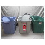 3 Heavy-Duty Storage Bins