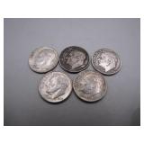 1960s Roosevelt Silver Dime Collection