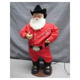 Cowboy Santa Claus Animated Figure
