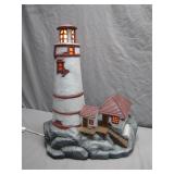 Illuminated Lighthouse Sculpture