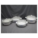 Corning Ware Blue Cornflower Casserole Dishes