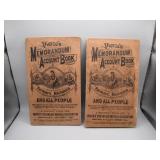 1890 Memorandum & Account Books