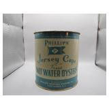 Vintage Phillips Jersey Cape Oyster Can