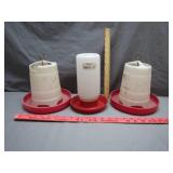3 Classic Chicken Feeders