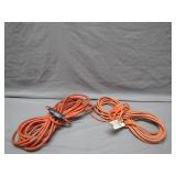 Reliable 2-Piece Orange Extension Cord Set