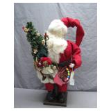 Festive Santa Claus Figurine with Accessories