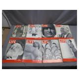 (8) 1937-38 LIFE Magazines