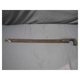 Rustic Hand Saw with Curved Wood Handle