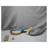 Wooden Duck Decoys With Weights