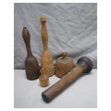 Wooden Kitchen Tools and Butter Molds