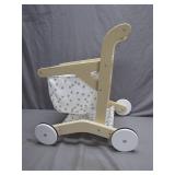 Childï¿½s Wooden Toy Shopping Cart