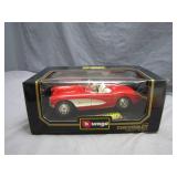 Bburago 1957 Chevrolet Corvette Diecast Model
