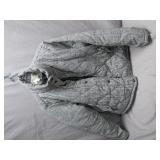 Plaid Quilted Jacket in XXL