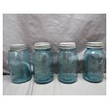 4 Ball Mason Jars With Zinc Lids