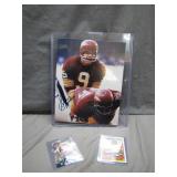 Signed Football Photograph and Player Cards Set