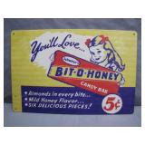 Schutterï¿½s Bit-O-Honey Tin Sign